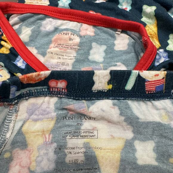 Posh Peanut Patriotic Gummy Bear Ice Cream Bamboo Pajamas - Picture 7 of 9